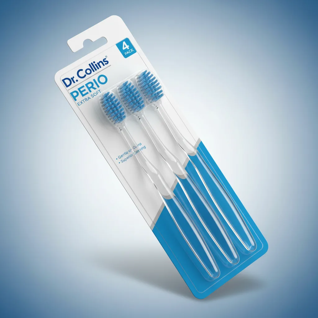 dr-collins-perio-toothbrush-extra-soft-4-pack image 2