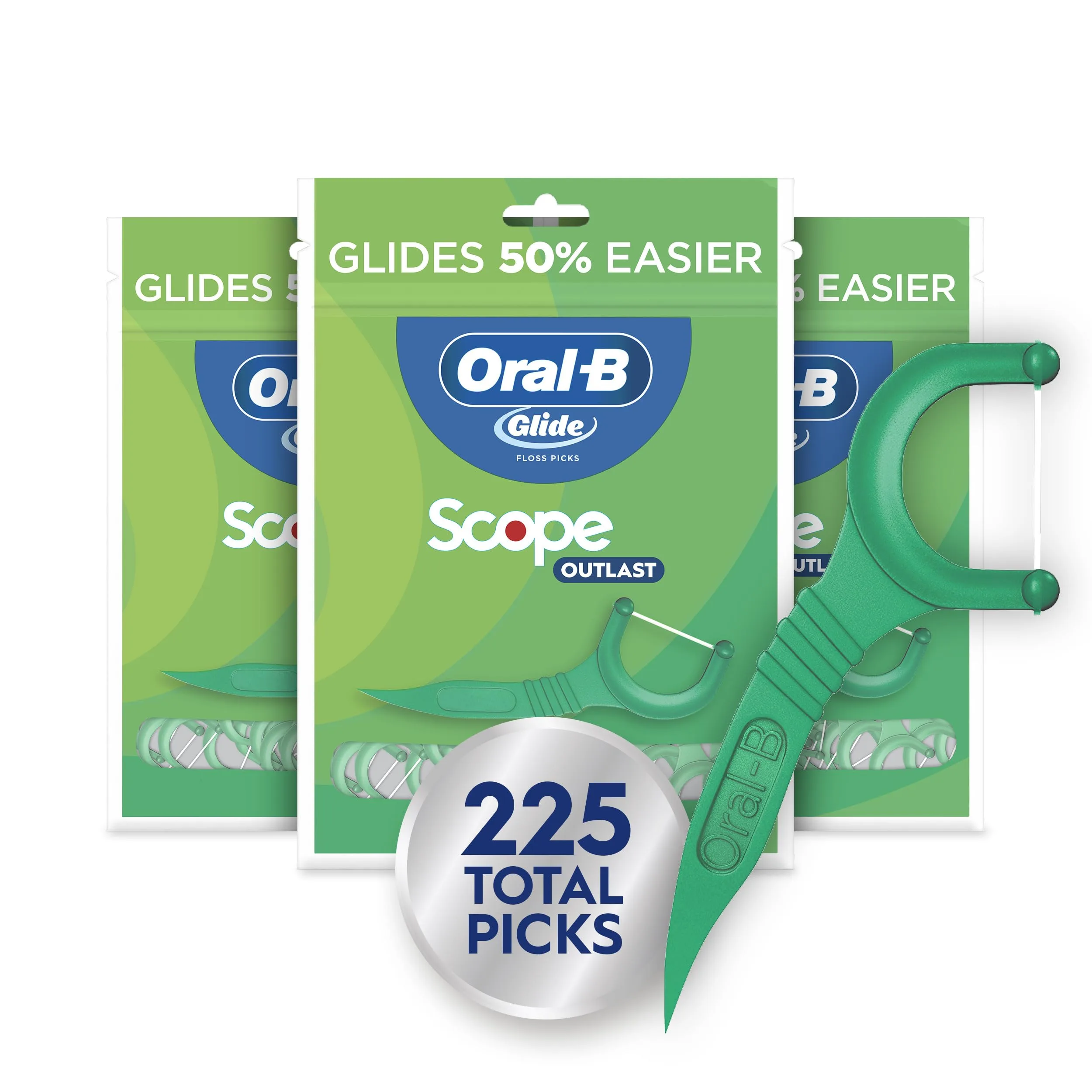 Oral-B Glide Scope Comfort Plus Floss Mint 2-Pack