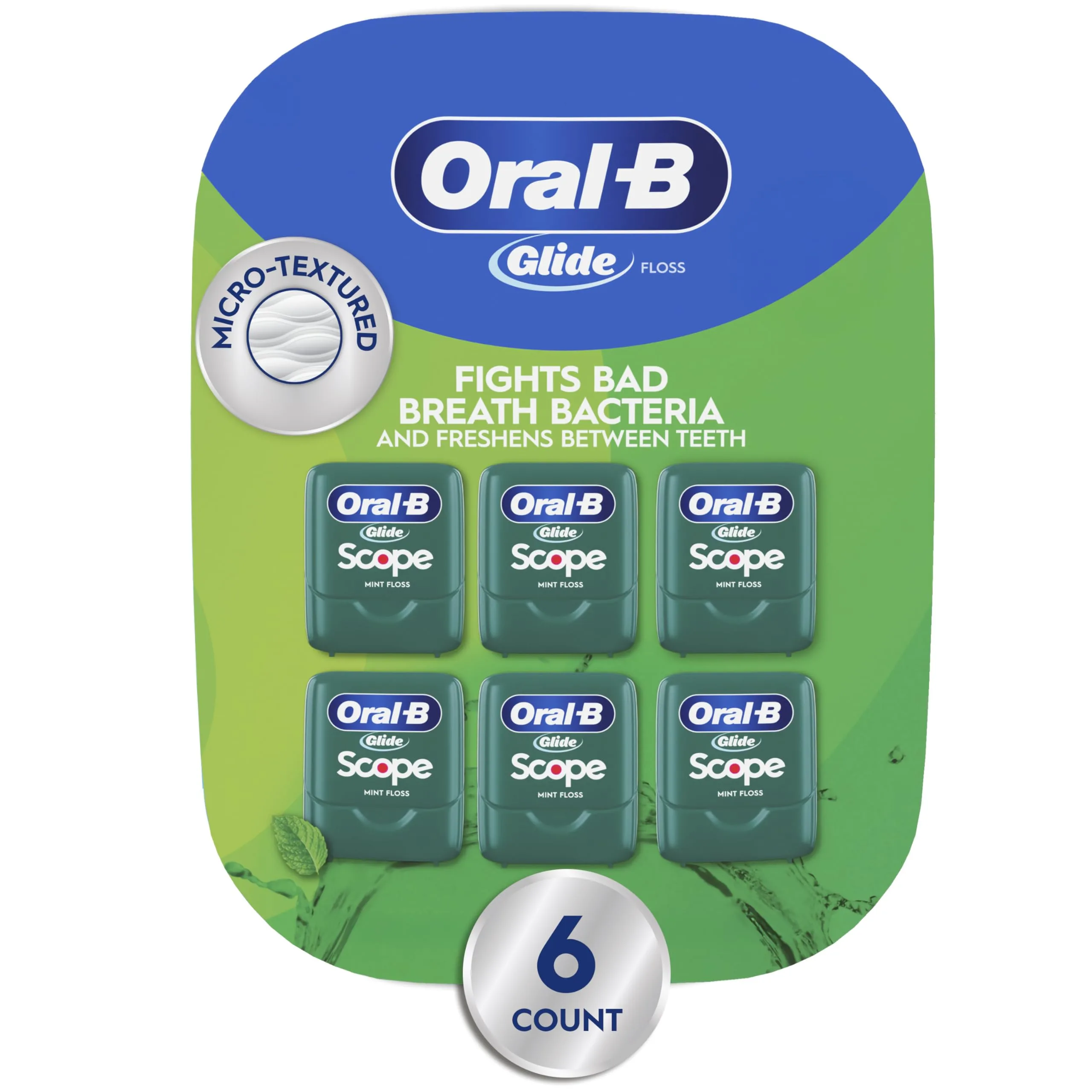 oral-b-glide-scope-comfort-plus-floss-mint-2-pack image 2